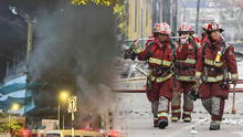 Fuerte incendio en Miraflores: 8 unidades de bomberos atienden emergencia en avenida Paseo de la República