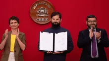 Gabriel Boric promulga nueva Ley Antiterrorista: "Chile no se rinde ni se arrodilla ante la delincuencia"