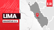 Temblor de magnitud 5,0 se sintió en Lima hoy, según IGP