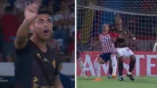 La polémica falta que cobraron para anular el gol del peruano Luis Ramos en la Copa Sudamericana 2025