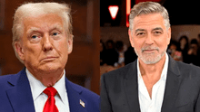 Trump califica a George Clooney como "estrella de cine de segunda" por afirmar que a su gobierno "no le gusta la prensa"