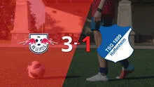 Resumen: RB Leipzig logró dar vuelta el marcador y vencer 3-1 a Hoffenheim