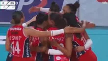 ¡San Martín se llevó el partido de ida! ‘Santas’ ganaron 3-0 a Atenea por los cuartos de final de la Liga de Vóley
