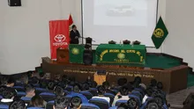 Estudiantes de Ingeniería Eléctrica y Electrónica de la UNCP vivieron una experiencia tecnológica junto a Toyota Perú
