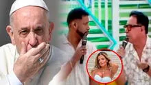 Ricardo Rondón regaña a Edson Dávila en vivo por preguntar a sacerdote sobre boda de Alejandra Baigorria durante reportaje del papa Francisco
