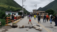 Paro de 72 horas en Cutervo: exigen terminar la Carretera Longitudinal de la Sierra tras 11 años de abandono