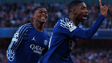 Con gol de Ousmane Dembélé, PSG venció al Arsenal por la semifinal de la Champions League