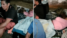 Familia de bajos recursos duerme fuera de hospital en Chanchamayo para cuidar a su hija internada