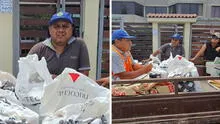 Obrero peruano habla inglés sin problemas al ser consultado sobre servicio de carga: "What time?"