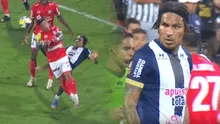El VAR corrigió al árbitro: retiran roja a Paolo Guerrero tras intentar una chalaca en el Alianza Lima vs Cienciano