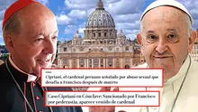 "Sancionado por pederastia, se presenta vestido de cardenal": medios internacionales critican presencia de Cipriani en el Vaticano