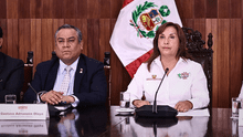Dina Boluarte protege a Adrianzén y se opone a moción de censura en su contra tras masacre en Pataz