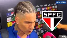 Paolo Guerrero asegura que Sao Paulo no se llevó los puntos merecidamente de Matute: "No nos crearon"