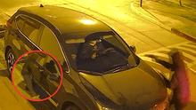 Cámaras captan violento asalto a conductor que se encontraba dentro de su vehículo en Surco Cámaras captan violento asalto a conductor que se encontraba dentro de su vehículo en Surco