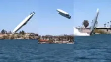 Lancha vuela por los aires al intentar batir récord histórico en Estados Unidos: velocidad superaba los 300k/h