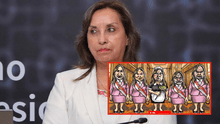 Dina Boluarte sin autonomía: Carlincatura expone las alianzas de la presidenta desde que llegó al poder