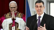 "Que fortalezca el diálogo y los DD. HH.": Pedro Sánchez saluda elección de Robert Prevost como nuevo papa