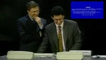 La mayor vergüenza de Microsoft: cuando Bill Gates presentó Windows 98 y apareció el pantallazo azul de la muerte