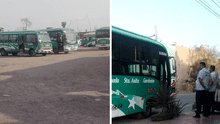 Atacan a balazos a bus de transporte de empresa ETVASA a metros de llegar a su terminal en San Martín de Porres