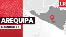 Temblor de magnitud 5,8 remeció Arequipa hoy, según IGP