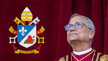 Vaticano hace público el escudo oficial del papa León XIV con el lema "en el único Cristo somos uno"