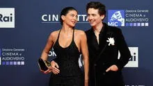 Kylie Jenner y Timothée Chalamet muestran su amor con su primera aparición pública como pareja en Roma
