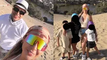 Pamela López viaja con Paul Michael junto a los hijos de Cueva a Ica y deja ver su conexión más fuerte: "Caminar a tu lado de la mano"