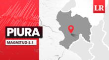 Temblor de magnitud 5,1 se sintió en Piura hoy, según IGP