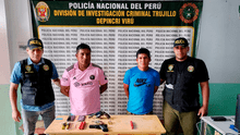 La Libertad: capturan a dos integrantes de “Los Primos del Norte” con explosivos y armas de fuego en Virú
