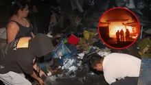 Nuevo incendio arrasa con mercado Nueva Esperanza tras presunto ataque extorsivo: al menos 20 puestos sufrieron daños