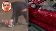 Vecinos atacan auto del padre de hombre que mató a perrita en Trujillo y exigen justicia por la muerte de la mascota