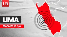 Temblor de magnitud 3,6 remeció Lima hoy, según IGP