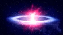 Un gran estallido espacial del tamaño de nuestro sistema solar revelaría el nacimiento de un agujero negro