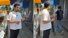 Famoso influencer estadounidense se lleva sorpresa al regalar marcianos en Lima: “Nunca me rechazaron tanto”