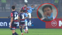 Jhilmar Lora terminó con la boca ensagrentada y sin un diente en el Sporting Cristal vs Cerro Porteño