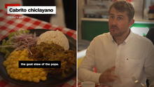 La insólita reacción de un periodista de la CNN tras probar el plato favorito del Papa León XIV en Chiclayo: "Sabe al Cielo"