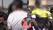 Detienen a dos escolares con un arma de fuego en SJL: PNP los atrapó tras intensa persecución