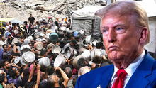 Trump "preocupado" por la crisis humanitaria vivida en Gaza: "Mucha gente está muriendo de hambre"