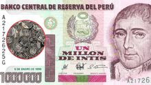 ¿Cuánto vale 1 millón de intis en la actualidad? Este es su insólito valor en soles y todo lo que puedes comprar