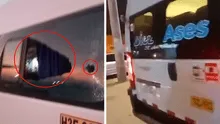 Dos unidades de transporte interprovincial fueron atacadas a balazos en las últimas horas en La Libertad