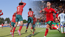 Hijo de Cristiano Ronaldo empieza a escribir su historia en Portugal: anotó un golazo y celebró como su padre