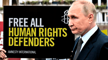 Rusia califica de "organización indeseable" a Amnistía Internacional: "Son financiados por los cómplices del régimen de Kiev"
