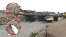 Nuevo Jorge Chávez recibe a viajeros rodeado de contaminación por tuberías de desagüe en el río Rímac Nuevo Jorge Chávez recibe a viajeros rodeado de contaminación por tuberías de desagüe en el río Rímac