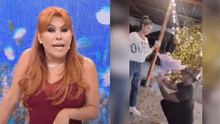 Magaly Medina critica a Christian Domínguez por pedida de matrimonio a Karla Tarazona: “Se arrodilla y hace el teatrín” Magaly Medina critica a Christian Domínguez por pedida de matrimonio a Karla Tarazona: “Se arrodilla y hace el teatrín”