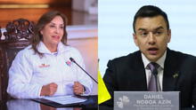 Dina Boluarte pide permiso al Congreso para viajar a Ecuador y asistir a la toma de mando de Daniel Noboa