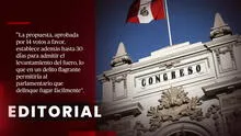 Congresistas buscan blindar sus delitos