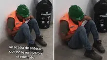 Trabajador peruano rompe en llanto al descubrir que no le renovaron el contrato y conmueve en redes Trabajador peruano rompe en llanto al descubrir que no le renovaron el contrato y conmueve en redes