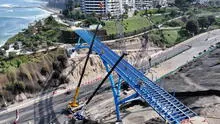Empieza el armado del puente de vidrio turístico que unirá Miraflores y Barranco: tendrá ciclovía