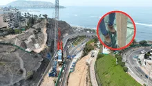 Puente de vidrio Miraflores - Barranco sometido a prueba con comba para garantizar seguridad