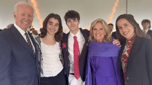 La emotiva reaparición de Joe Biden en la graduación de su nieto tras anuncio de cáncer agresivo: "¡Orgullosos Nana y Pop!"